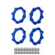 thumbnail image 1 of 4pcs Metal Hexagon Adapters for Car Toy Extended Wheel Drive Hub Adaptor Spare Part for Remote Control Vehicle Accessory Silver, 1 of 4