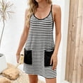 thumbnail image 6 of UDAUDU Womens Tennis Athletic Dress Mini Romper Dress with Built in Shorts Summer Vacation Outfits Set One Piece Outfits Black 2XL, 6 of 7