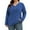 37# Blue, variant on Long Sleeve Shirts for Women Plus Size Womens Clothes Fall Tops for Women Basic V Neck Tops for Women Cotton Top Winter Green 2XL
