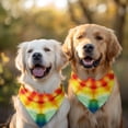 thumbnail image 2 of Dog Bandana 2 Pack,Tie Dye Soft Petal Ring Pattern Bandanas for Dogs,Cat Bandana,Small/ Large Dog Bandana 2 Size,Dog Bandanas Girl Boy, 2 of 6