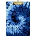 thumbnail image 1 of FMSHPON Blue Indigo Tie Dye Print Ink Batik Boho Clipboard Hardboard Wood Nursing Clip Board and Pull for Standard A4 Letter 13x9 inches, 1 of 7