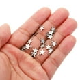 thumbnail image 4 of Pentagram Charm, 200 Pcs Star Pendants Bulk Mini Pentagram Charm Pendants Small for Jewelry Making, Silvery, 4 of 5