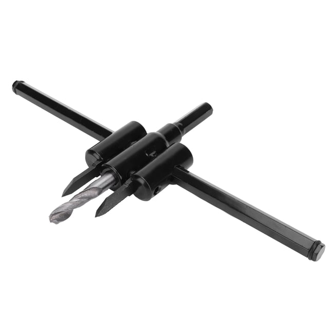 Drill Bit Saw Round Cutting, Circle Hole Cutter, Double Blade Design Convenience Cutting Faster For Industrial Parts Industrial Supplies
