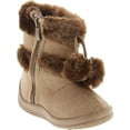 thumbnail image 7 of Kali Footwear Girls Zello Butterfly Glitter Pom Pom Boots, 7 of 7