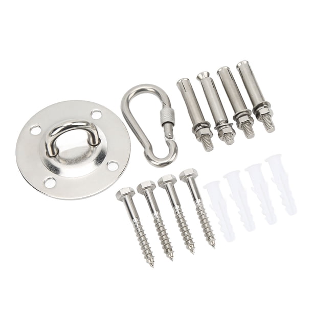 Gancho de Hamaca, Percha de Techo de Servicio Pesado de Acero Capacidad inoxidable de Soporte Fuerte Ampliateo Aplicable Fácil de Instalar para Candelabros