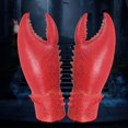 thumbnail image 5 of Garras de langosta gigante JAMW Guantes de disfraces rojas, 5 of 5