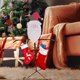 thumbnail image 5 of Soporte para calcetines navideños independiente con colgadores con forma de muñeco de nieve y ramitas, 5 of 8