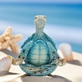 thumbnail image 4 of Estatua decorativa VVGIFTS de resina para meditación y yoga con forma de tortuga marina, 4 of 6