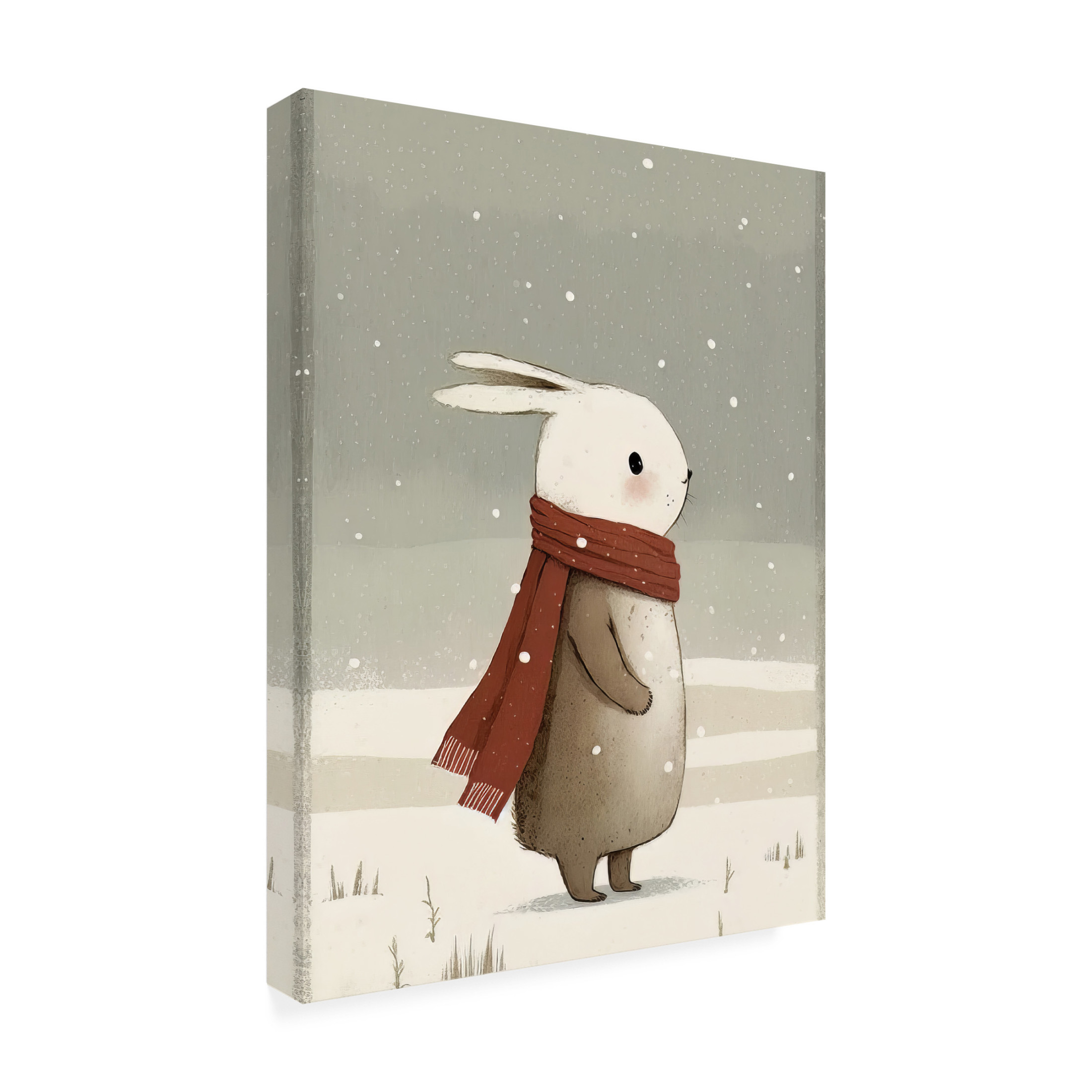 Canvas Wall Art - Bilge Paksoylu 'Rabbit 2' Wall Art for Living Room, Bedroom, or Office Décor by Trademark Fine Art - 18 x 24 Inches