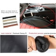 thumbnail image 4 of Car Seat Gap Filler Universal Gap Filler Pad Hand Brake Gap Filler Pad PU Leather Leakproof Protective Suitable for Most Vehicles Stop Dropping or Losing Things, 4 of 7