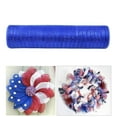 thumbnail image 2 of simhoa Rouleaux de Ruban 10Yads, Garniture Réutilisable pour Couronne, Noël, Patriotique, 1 Pce, Bleu, 2 of 8