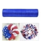 thumbnail image 2 of Rollos de lámina metálica resistente de 10 yardas para decoración patriótica y coronas. 1 pieza azul, 2 of 9