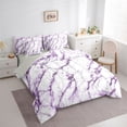 thumbnail image 3 of Castle Fairy Female Men Women Marbling Watercolor Twin Bedding Sets 7-Piece,Abstract Marble Stone Pattern Bedding Comforter Set Microfiber,Gradient Ombre Breathable Sheet Sets,Luxury Bedroom Decor, 3 of 8