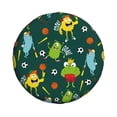 thumbnail image 4 of Spare Tire Cover, Sport Monster Wheel Cover Tire Covers For Trailers Car Truck Camper Universal Tire Covering Fits Diameter14"-17", 4 of 4