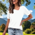 thumbnail image 4 of Blczomt White Shirts for Women Casual Y2K Tee 2026 Cute Ladies Tops, 4 of 5