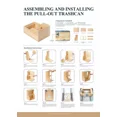 thumbnail image 6 of COUVER CabinetRTA Bottom Mount Soft Close Sliding Pull-Out Trash Can Wooden Drawer for Kitchen Cabinet (Without Trash Bins), 6 of 8