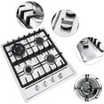 thumbnail image 5 of ANQIDI Gas Cooktop, 4 Burners Stainless Steel Stove NG/L-P-G Gas Hob Kitchen Built-In Stove, 5 of 12