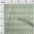 thumbnail image 2 of oneOone Rayon Green Fabric Geometric Craft Projects Decor Fabric Printed By The Yard 56 Inch Wide-R0, 2 of 4