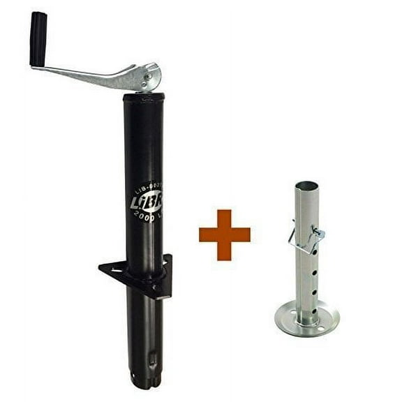New LIBRA 2000 lbs A Frame Topwind Trailer Jack with Foot Plate - 26003/26026