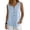 A1_Light Blue, variant on Sleeveless Gauze Cotton Linen Tank Tops Notched V Neck Button T Shirts Summer Peasant Boho Beach Casual Boho Cami Shirts Loose Flowy Tunic Shirts Lightweight Gauze Breathable Outfits Beige S