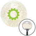 thumbnail image 1 of American Shifter  Green Solid Gear Clear Metal Flake Shift Knob with M16 x 1.5 Insert Shifter Auto, 1 of 1