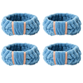 thumbnail image 1 of Paquete de 4 diademas de microfibra para spa, diademas faciales, diademas de maquillaje, tela de rizo elástica, envoltura para la cabeza para mujeres, niñas, lavado de cara, maquillaje, ducha, yoga, deportes MFZFUKR CPB-DE-LYY758-9, 1 of 5