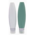 thumbnail image 1 of SHISUYAN 2pcs Travel Toiletry Dispenser Bottles Silicone Travel Bottles Empty Refillable Containers For Shampoo Lotion Body Wash 150 ML, 1 of 8