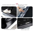 thumbnail image 4 of 2Pcs Carbon Grain Car Door Sill Protector For  Model Y 2021-2024 - Body , Enhanced Durability, Easy Installation, Simple Design, Crafted From ABS, Applicable Models For, 4 of 8