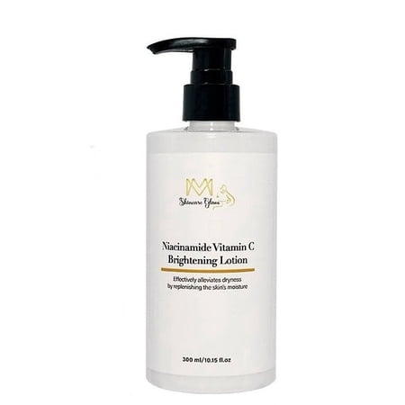 MM Niacinamide Vitamin C Brightening Lotion – Hydrating Face & Body Moisturizer for Dark Spots, Uneven Skin Tone & Radiant Glow