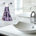 thumbnail image 5 of Yayeee Kitchen Hanging Hand Towels Set of 2 with Loop Bathroom Absorbent Tie Towel, Halloween Cats, 5 of 7