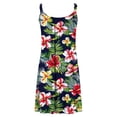 thumbnail image 6 of Mifsaly Cotton Summer Dresses for Women 2026 Vacation Floral Print Sleeveless Beach Dress Going Out Everyday Flowy Sundresses Swim Cover Up S, 6 of 7