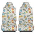 thumbnail image 2 of Fotbe Skateboard Pattern Automotive Seat Covers for Cars Trucks and SUVs – Car Seat Covers for Front Seats,Protective Seat Covers,Vehicle Seat Covers, Set of 2, 2 of 9