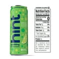 thumbnail image 4 of Hint Sparkling Water, Lime - Canned Flavored Water Beverages with Electrolytes, Zero Calories, and Sugar Free - 12 Fl Oz Cans (Pack of 12), 4 of 6