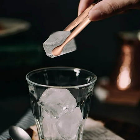 

LLDYYDS 304 Stainless Steel Cube Ice Clamps Gold Plated Round Head Small Ice Clamps Ice Clamps Hot Towels Clamps Hotel Supplies