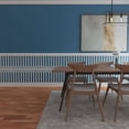 thumbnail image 3 of Ekena Millwork 44"H x 94 1/2"W Cedar Park PVC Wainscot Paneling Kit, 3 of 13