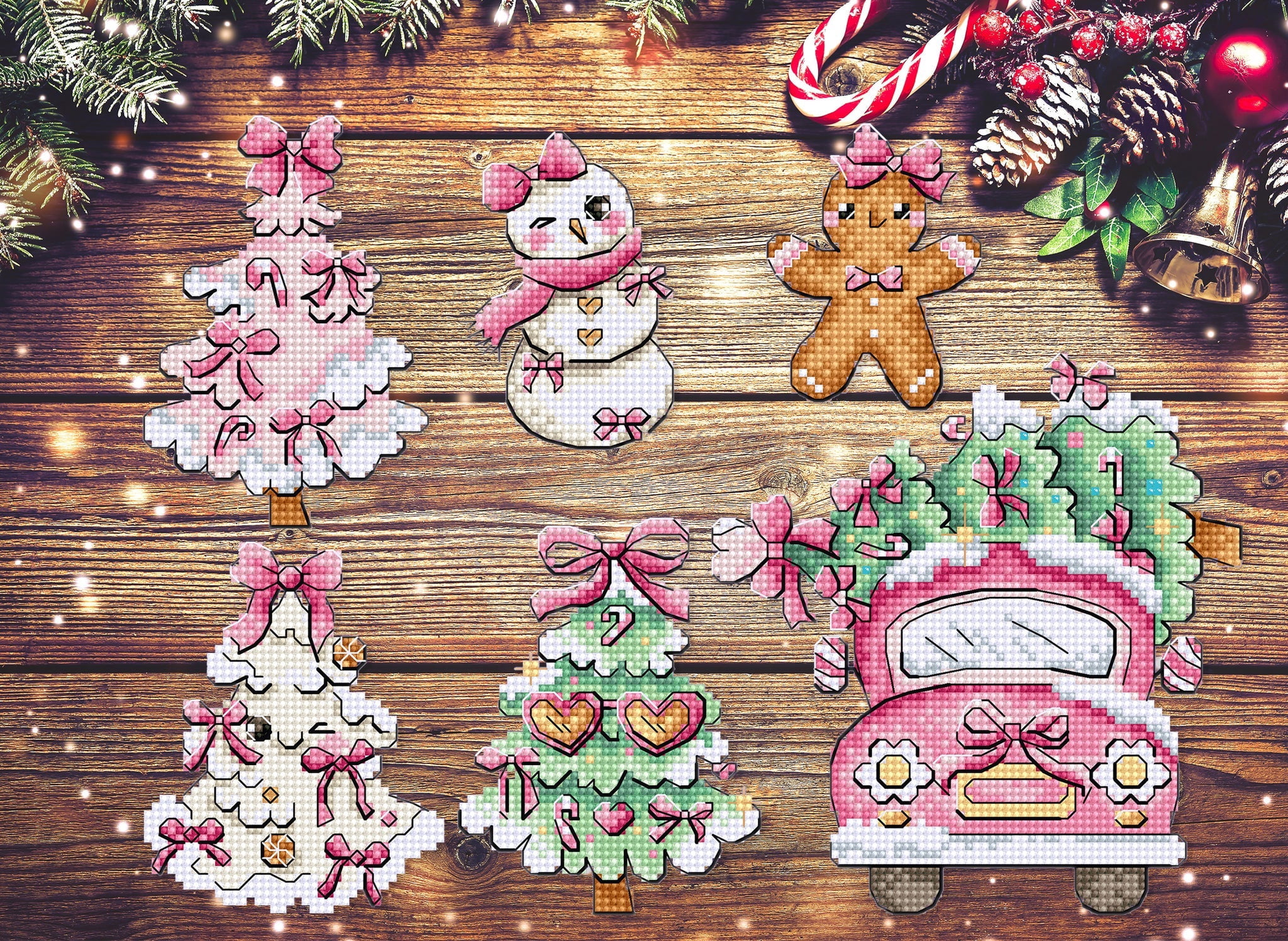 Sweetmas Ornaments L9969 Counted Cross Stitch Kit