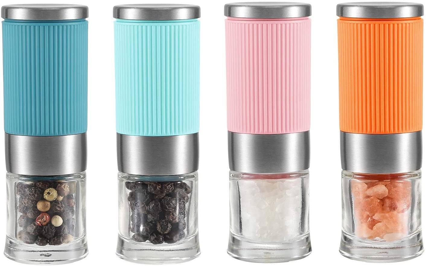 Mini Salt and Pepper Grinder 4Pcs 
