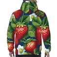 thumbnail image 7 of Salouo Strawberry2 Pattern Men's Fall Hoodie Sweatshirt,Sport Hoodie with Pockets for Men Pullover Casual Hooded Sweatshirt-Medium, 7 of 7