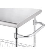 TRINITY EcoStorage® 24 Stainless Steel Kitchen Cart, NSF - Chrome