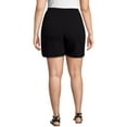 thumbnail image 2 of JMS by Hanes Women's Plus Size Athleisure Jersey Pocket Short, 2 of 5
