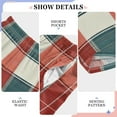thumbnail image 6 of FORMRS Kids Pajama Pants with Pockets Size 6-8Y Boys Lounge Sleep Bottoms, Vibrant Red Tartan Pattern, 6 of 8