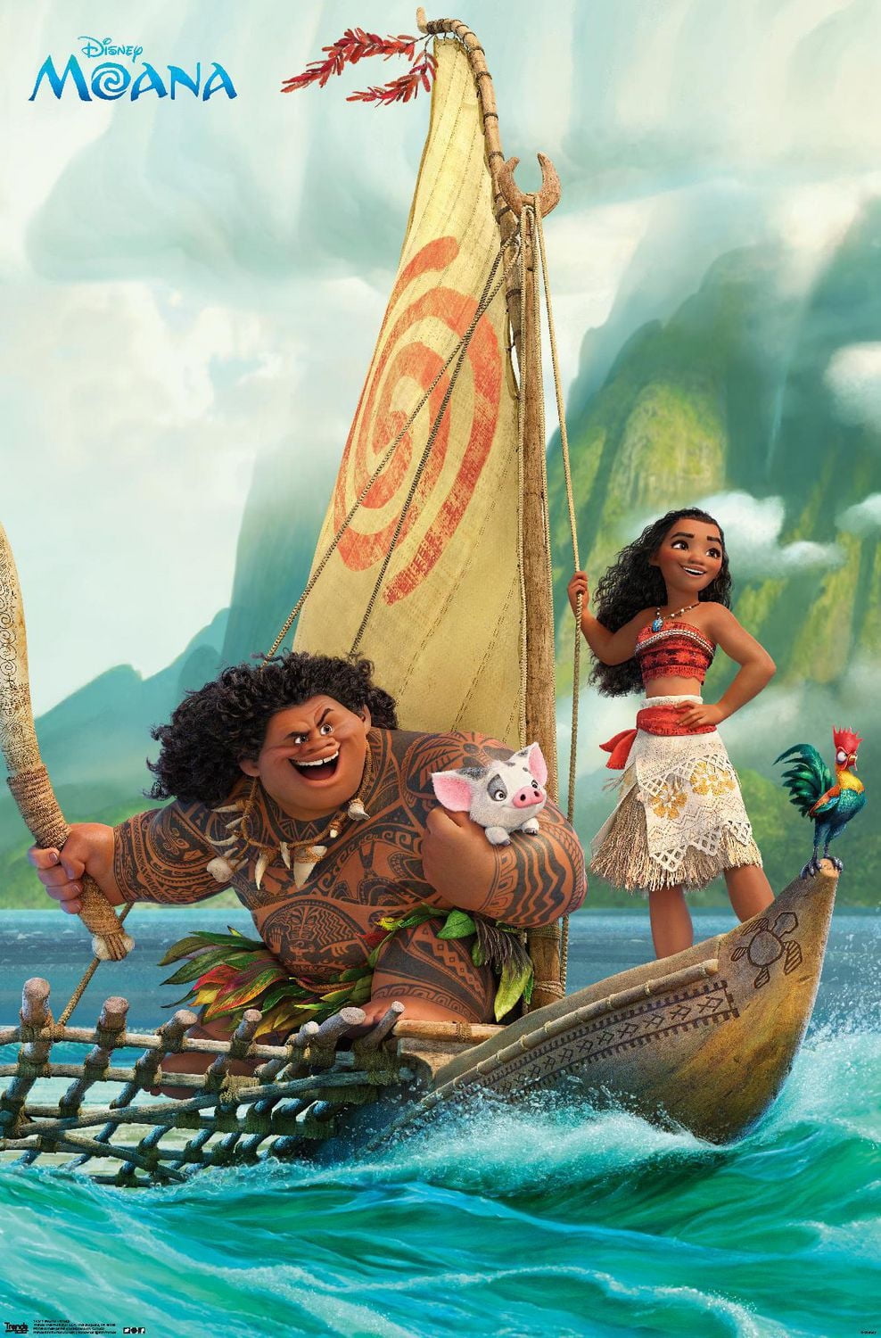 Disney Moana - Group Wall Poster