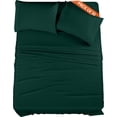 thumbnail image 1 of Juego de sábanas Utopia Bedding tamaño queen, paquete de 10 unidades, microfibra cepillada, 1 of 7
