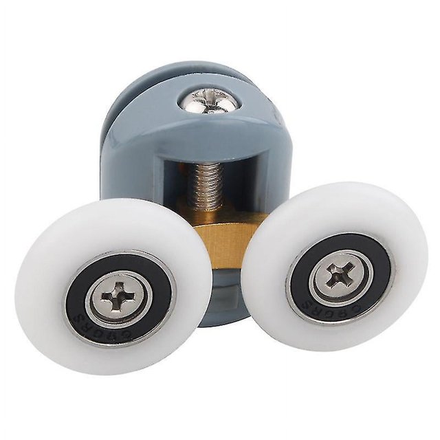 Ruedas corredizas para puerta de ducha, 2 uds., 23mm, 1 rueda superior + 1 rueda inferior