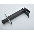 thumbnail image 4 of Waterfall Spout Faucet, Sink Single Handle Faucet with Pop-Up Drain for Bathroom/Kictroom, Matte Black, 4 of 9