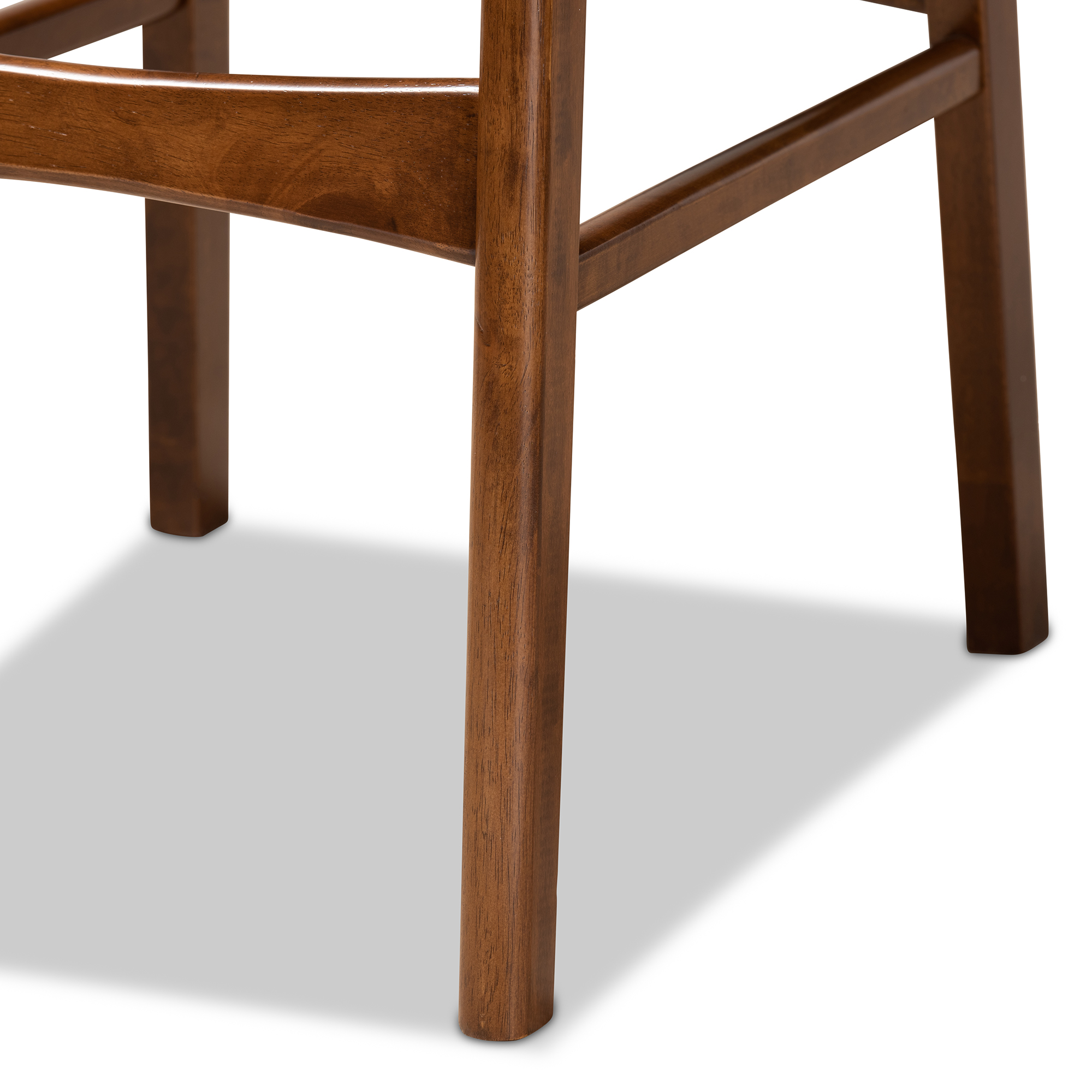 Baxton Studio Katya Bar Stool, Sand, Set of 2