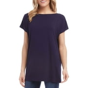Karen Kane Women's Boatneck Tunic Blue Size X-Large