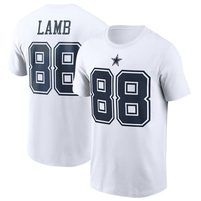 T-shirt de Sport Extérieur pour Homme à Manches Courtes NFL Football en Denim