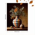 thumbnail image 3 of UXIEQU Still Life Vase Olives Fruits Canvas Wall Art Print 15.75x11.81 Inches, 3 of 8