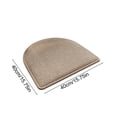thumbnail image 3 of Deeceymbur U-Shaped Woven Chair Cushion Non-Slip Polyester Seat Pad Breathable for Dining Chairs Vintage Style, 3 of 6